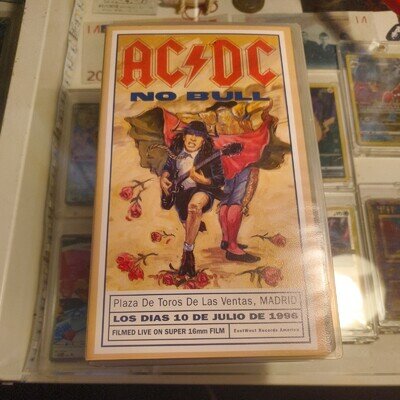 AC/DC - No Bull RARE Out Of Print VHS video '96 - with poster RARE !