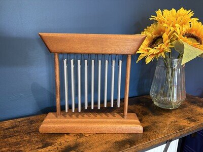 Vintage JW STANNARD Teak Meditation Tranquility Desk Table Chime Instrument