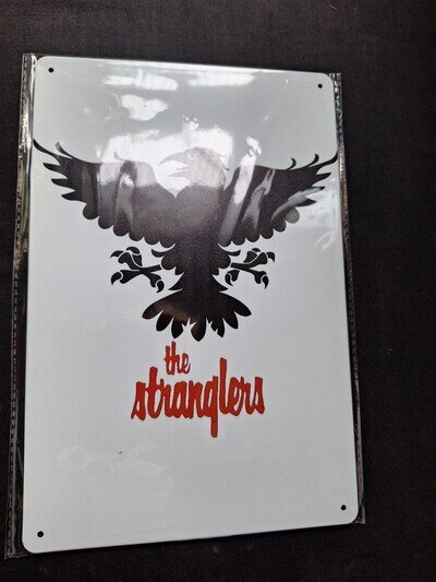 The Stranglers Raven Metal Sign Plaque English Rock Music Poster Retro FREE P&P
