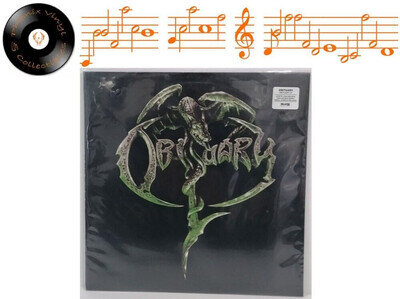 Obituary - Obituary Clear Silver Green Black Splatter Vinyl LP Ltd - Mint / New