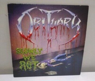 Slowly We Rot by Obituary (Record, 2007). Reissue, Remastered, 180g EX/VG+
