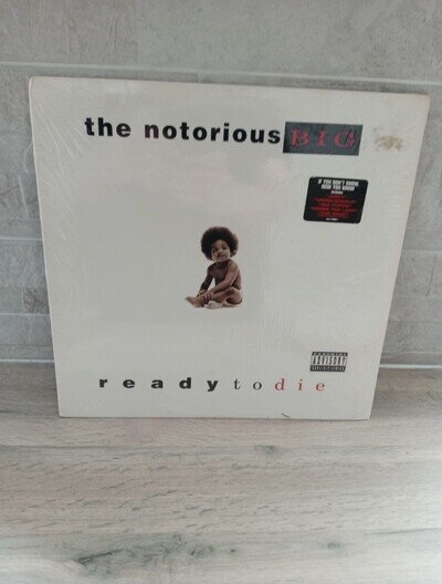 The Notorious B.I.G. - Ready To Die 2LP Vinyl VG+/VG 1994 Hip Hop Og Press