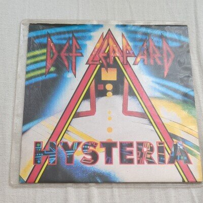 Def Leppard - Hysteria Vinyl Single, Bludgeon Riffola LEP 3, 1987 7" Black