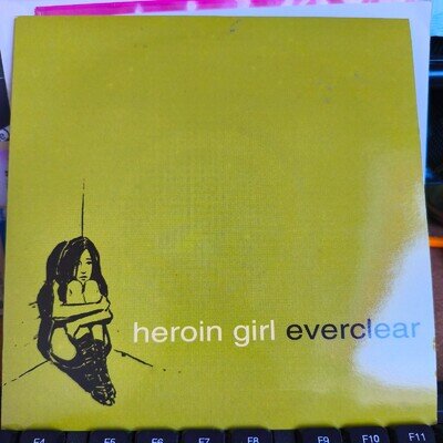 Everclear Heroin Girl 7" Vinyl Record Fire BLAZE 89 UK PC EX Grunge