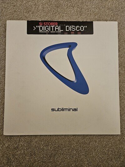 Si Storer - Digital Disco - 12" Vinyl (Subliminal Records, 2002) Funky House