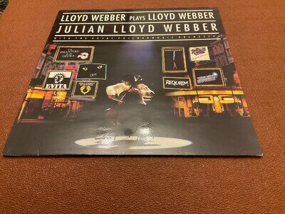 JULIAN LLOYD WEBBER Plays Webber Vinyl EX/EX 1990 Stereo LP Record Album 4322911