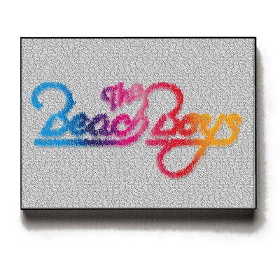 The Beach Boys Song List Incredible Mosaic Framed Print Limited Edition w/COA