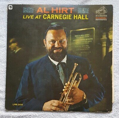 Vintage Al Hirt Live at Carnegie Hall -US RCA Victor LP Record LPM-3416