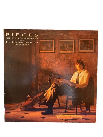 Julian Lloyd Webber, Pieces, UK 1LP Vinyl Record Album,1985, Polydor