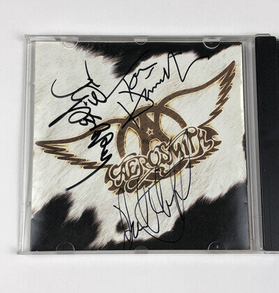 Autographed Aerosmith Get A Grip CD - Brad Whitford, Tom Hamilton, & Joe Perry