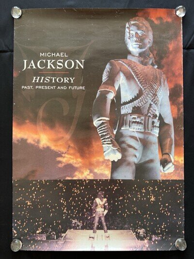 Michael Jackson HIStory - Original Promotional Poster - 33” x 23.5” - Rare 1995