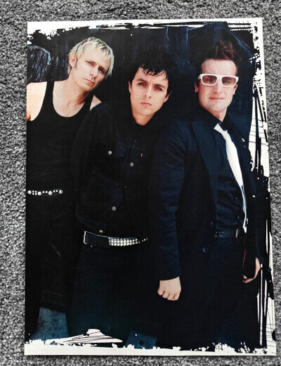 Green Day - Double-Sided Magazine Poster - Billie Joe Armstrong, Tré Cool - RARE