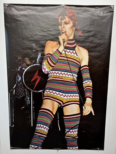 Ziggy Stardust Poster David Bowie Vintage Sealed In Original Tubing Pace 1973
