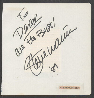 Steve Wariner music genuine authentic signed autograph signature COA UACC