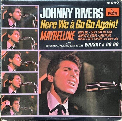 Johnny Rivers Here We à Go Go Again 1964 Uk Liberty Vinyl Lp LBY 3036 Ex