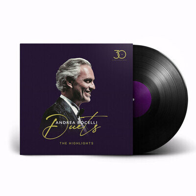 Andrea Bocelli : Andrea Bocelli: Duets - 30th Anniversary VINYL 12" Album