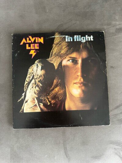 Alvin Lee & Co. – In Flight LP Vinyl Record Early UK Pressing