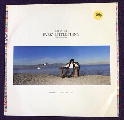 JEFF LYNNE (E.L.O.) “Every Little Thing” - 12” Vinyl Single Record (1990)