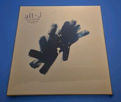 alt-J, Live at Red Rocks (Box Set) double Vinyl, CD, Blu-Ray, photo book MINT