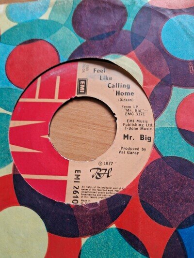 MR BIG FEEL LIKE CALLING HOME vinyl 45