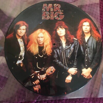 EX/EX Mr Big Green Tinted Sixties Mind 12" Limited Edition Picture Disc