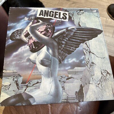 THE ANGELS From Angel City Beyond Salvation Vinyl Record 1989 CHR1677