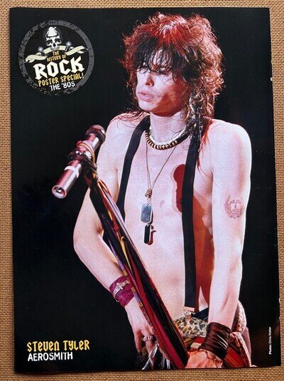 STEVEN TYLER - 2010 Full page UK magazine poster AEROSMITH