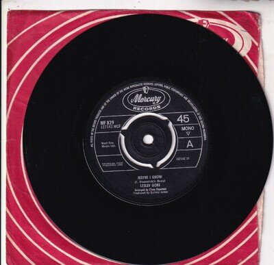 LESLEY GORE..MAYBE I KNOW..EXCELLENT 1964 MERCURY SOUL 7" MF 829