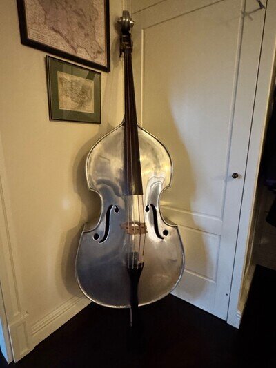 Alcoa vintage aluminium double bass