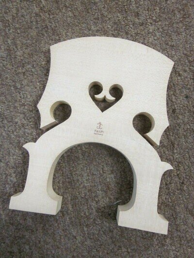 Panpi double-bass/string bass/upright bass 3/4 size maple bridge - new & uncut