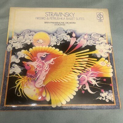 Stravinsky - Firebird & petrushka Ballet Suites Vinyl 12” LP CFP 134 EXCELLENT +