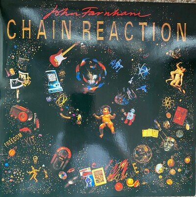 John Farnham 'Chain Reaction' Vinyl LP (1990) UK Gatefold Album PL74768 NR MINT