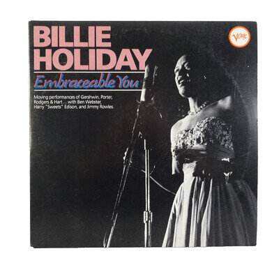 BILLIE HOLIDAY - EMBRACEABLE YOU DOUBLE LP SET VERVE 33 RPM 817 359-1 NM/VG+