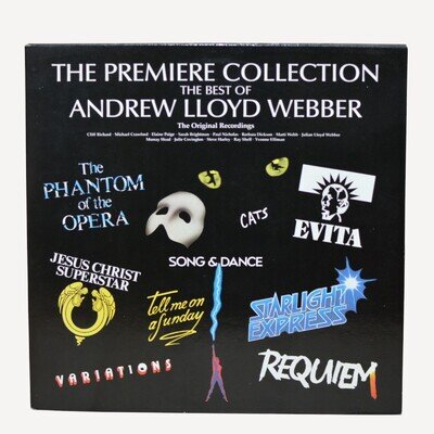 Andrew Lloyd Webber The Premiere Collection Vinyl LP ALWTV 1 1988 UK Tested VG+