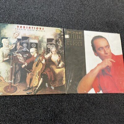 Andrew Lloyd Webber: Variations 12” LP Vinyl + Bonus Jose Carreras Sings ALW LP