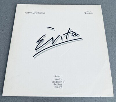 Andrew Lloyd Webber & Tim Rice - Evita 12” Double LP Vinyl 1976