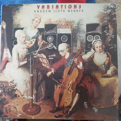 andrew lloyd webber variations vinyl lp ex condition 1978