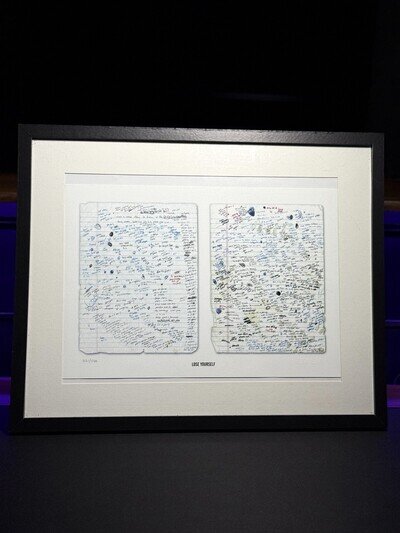 EMINEM - ‘Lose Yourself’ Lyrics Canvas - Official Limited Edition Poster