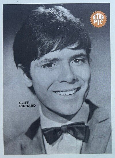 CLIFF RICHARD - 1968 Full page UK music annual poster