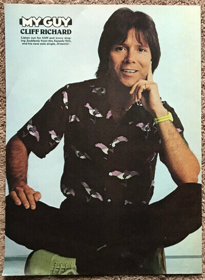 CLIFF RICHARD - 1980 Full page UK magazine poster