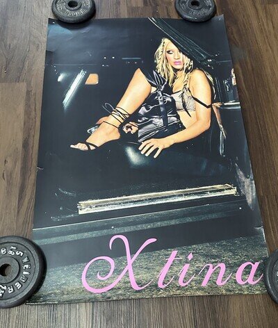 Christina Aguilera Xtina Tour Poster 2003 Good Condition Rare￼￼￼