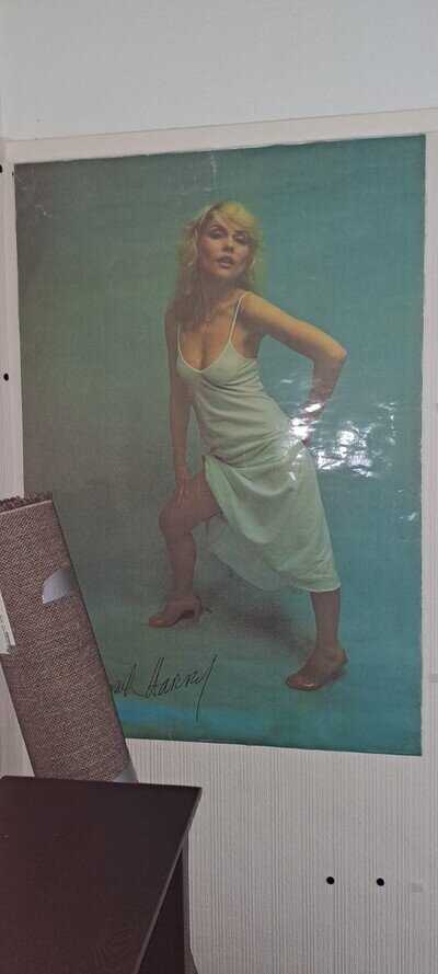 BLONDIE 1979 POSTER ,MASSIVE SCALE RARE ORIGINAL