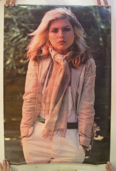 Debbie Harry Poster Of Blondie Deborah Debra Vintage 80s