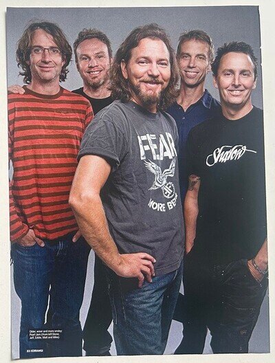 PEARL JAM - 2009 Full page UK magazine poster