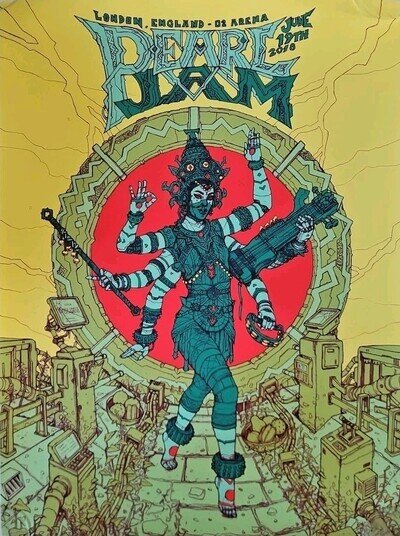Pearl Jam Concert Poster For The Cancelled LONDON SHOW June 19th 2018.
