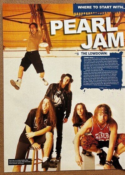 PEARL JAM - 2006 Full page UK magazine poster