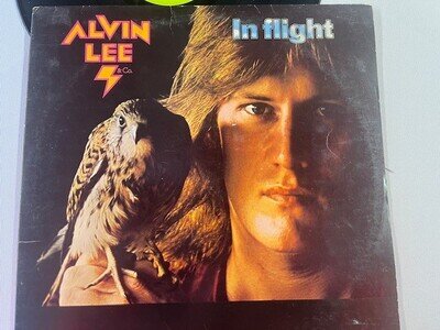 ALVIN LEE (TEN YEARS AFTER)VINYL RECORD IN FLIGHT ,DOUBLE ALBUM VG/VG+
