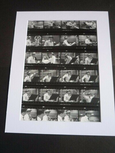 14x11 a4 Official Reproduction Frank sinatra poster photo film cell early studio
