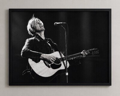 Framed David Bowie Wembley 2003 Reality Tour Black & White A2 Poster