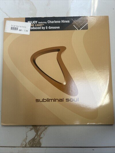 Nujoy Featuring Charlene Hines The Light 12” Vinyl Record Subliminal Soul